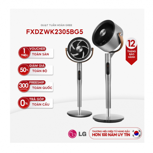 QUẠT TUẦN HOÀN GREE – FXDZWK2305BG5- HÀNG CHÍNH HÃNG