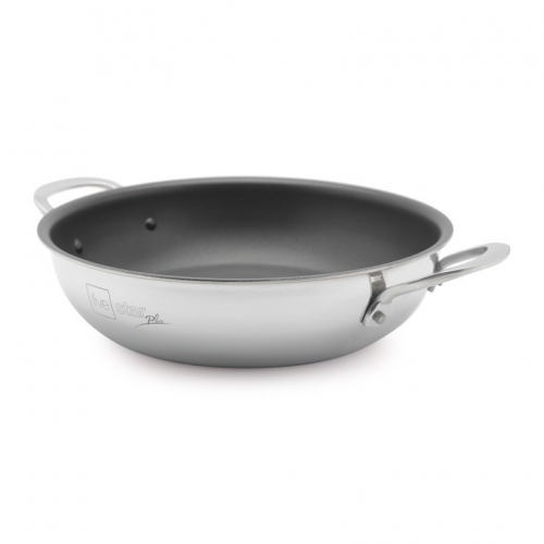 CHẢO CHỐNG DÍNH INOX 3 LỚP FIVESTAR 26CM 2 QUAI