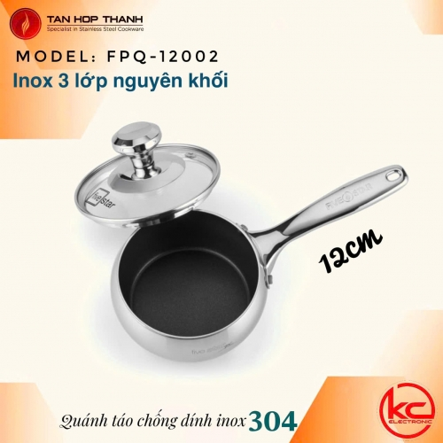 Quánh Fivestar chống dính 12cm inox đúc nguyên khối FPQ12002