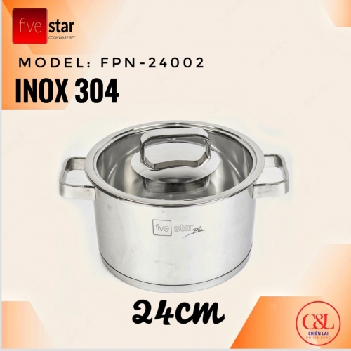 Nồi inox đun từ 20cm FPN-20002