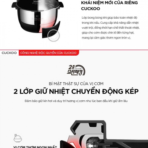 Nồi cơm cao tần áp suất 0.54L CRP-EHS0309F