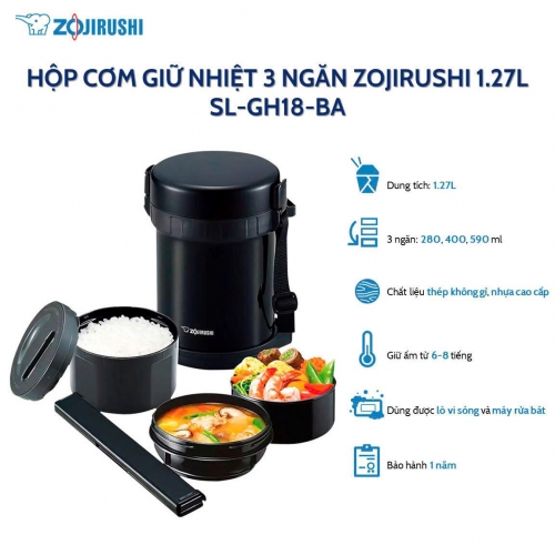 Hộp cơm 1.27L Zojirushi GH18