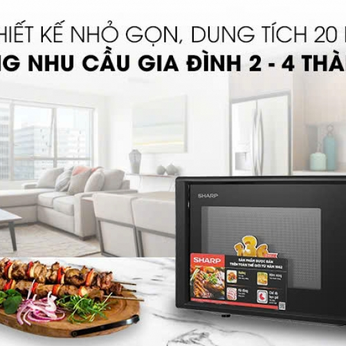 LÒ VI SÓNG CƠ 20L SHARP R-G225VN