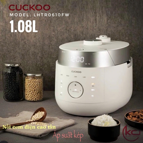 Nồi cơm điện cao tần áp suất kép 1L Cuckoo LHTR0610fw