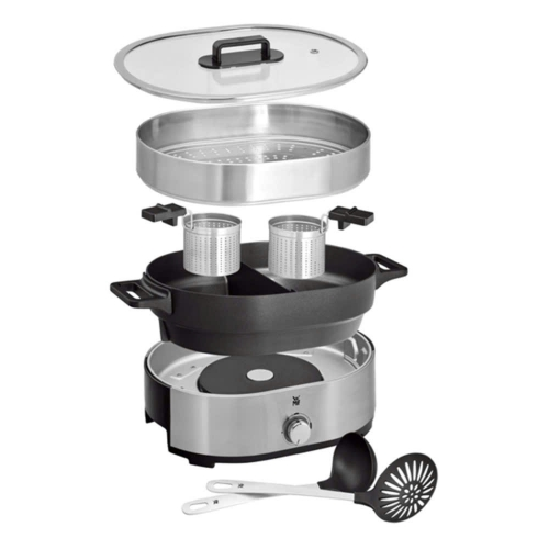 Nồi lẩu hấp đa năng 2 ngăn WMF LONO Hot Pot & Steam