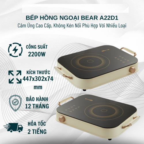Bếp hồng ngoại Bear A22D1