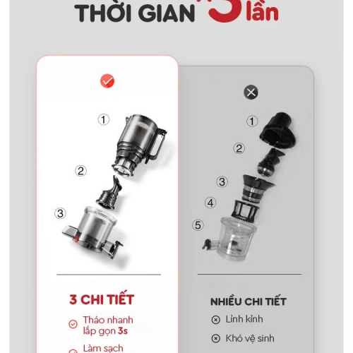 Máy ép chậm LazyChef LC04ME