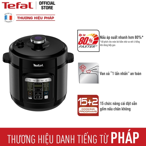 NỒI ÁP SUẤT ĐIỆN TEFAL CY601868