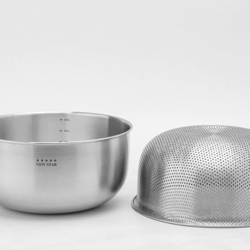BỘ RỔ INOX 304 CAO CẤP NEWSTAR 24cm