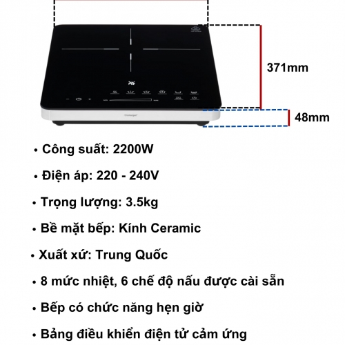 BẾP TỪ ĐƠN WMF KULT X MONO