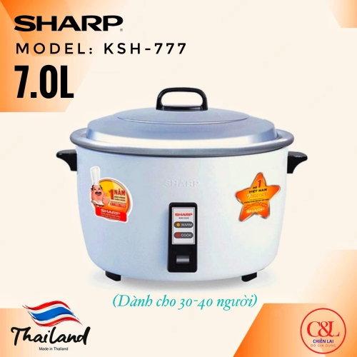 NỒI CƠM ĐIỆN CÔNG NGHIỆP SHARP KSH-777