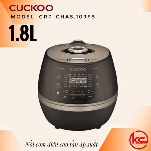 Nồi cơm điện cao tần áp suất Cuckoo CRP-CHAS109FB