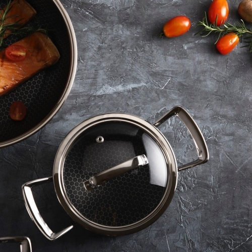 Bộ nồi black cube Fivestar 5 cái 3 lớp đúc liền inox 304 FPB5007