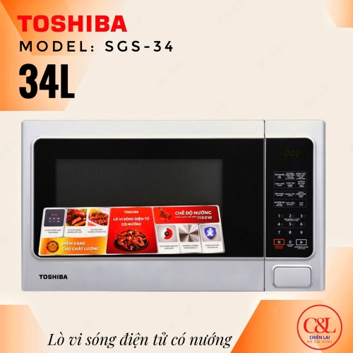 Lò vi sóng có nướng 34L TOSHIBA SGS34