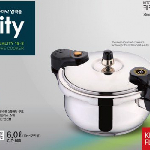 Nồi áp suất Hàn Quốc đun từ 6L CITY600