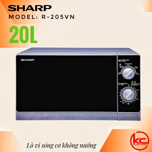 LÒ VI SÓNG CƠ KHÔNG NƯỚNG SHARP R205