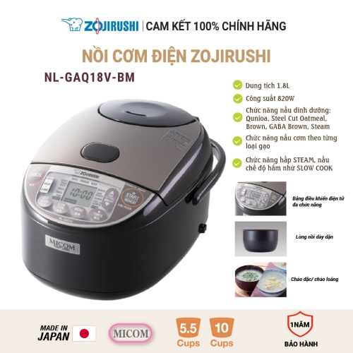 Nồi cơm điện cao tần Zojirushi 1L GAQ10V