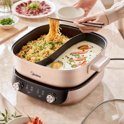 Nồi lẩu điện 2 ngăn Midea HGS-MC.303015