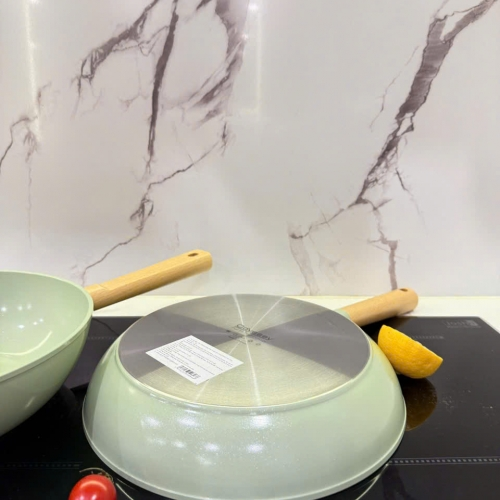 Chảo xào men gốm đun từ Odyssey 28cm
