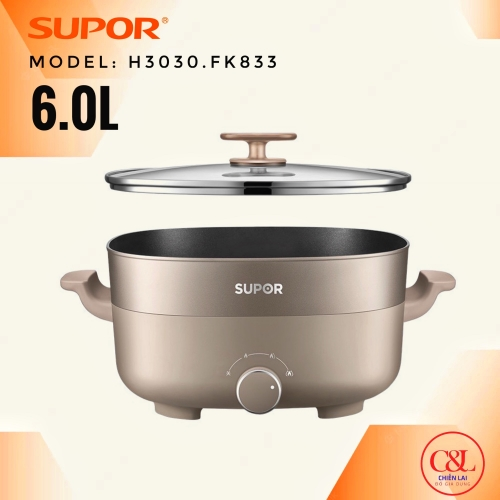 Lẩu điện Supor 6L H3030FK833