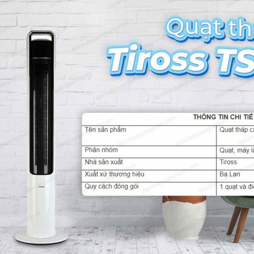 Quạt tháp có điều khiển Tiross TS9182