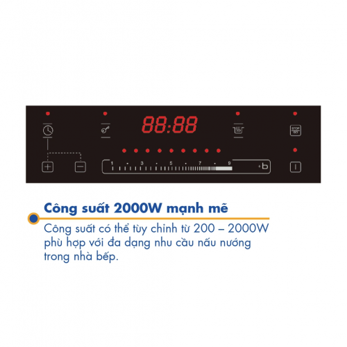 Bếp điện từ đơn Korea King PIND-T39/B - Hàng chính hãng