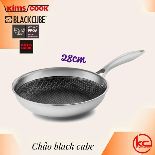 CHẢO CHỐNG DÍNH SIÊU BỀN KIMSCOOK BLACK CUBE ( SÂU LÒNG)