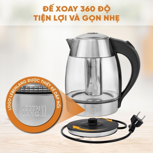 Siêu Tốc Thủy Tinh Lebenlang 1.8l LBLB2226