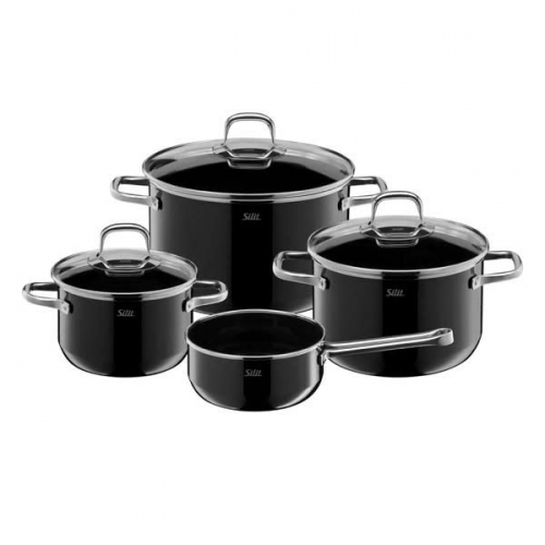 BỘ 4 NỒI SILIT ELEGANCE LINE TOPF MÀU ĐEN