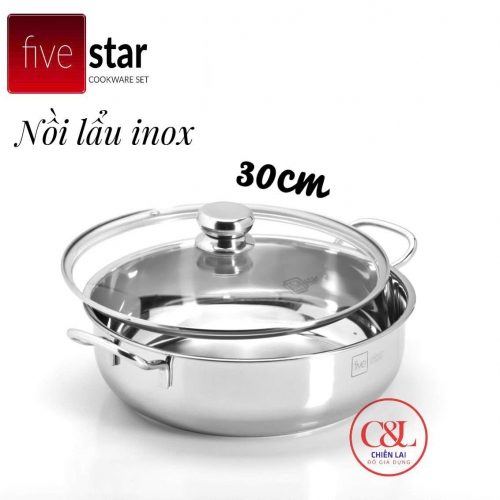 NỒI LẨU FIVESTAR 3 ĐÁY 24/26/28/30/32