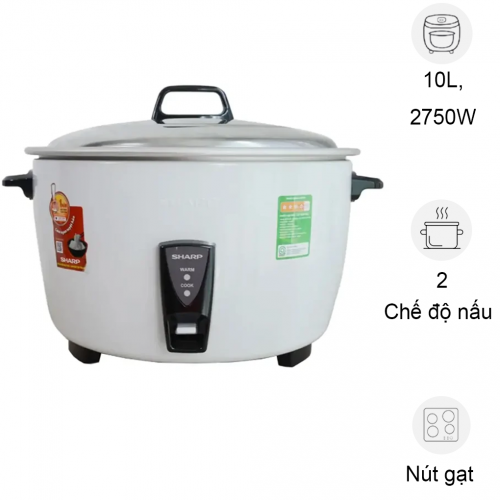 NỒI CƠM ĐIỆN CÔNG NGHIỆP SHARP KSH-1010V