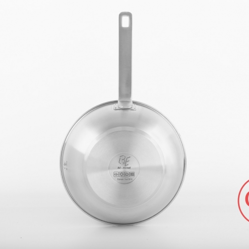 Chảo xào lòng inox Behome 28x9cm