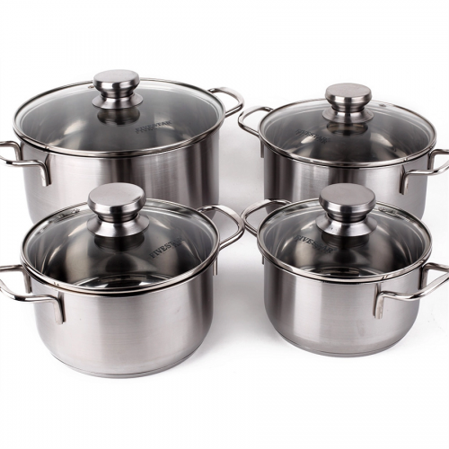 BỘ NỒI FIVESTARS 4 MÓN VUNG KÍNH - BỘ NỒI FS08CG