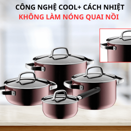 Bộ nồi WMF Topf-Set Fusiontec FT Mineral