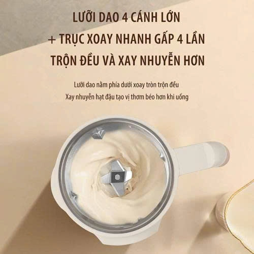 Máy làm sữa hạt mini MIDEA 1L MBL10108APA