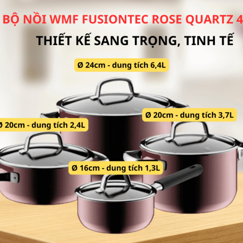 Bộ nồi WMF Topf-Set Fusiontec FT Mineral
