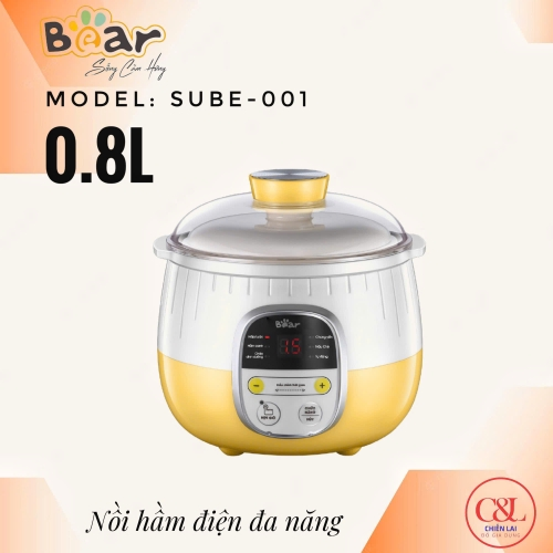 Nồi nấu chậm Bear 0.8L SUBE001