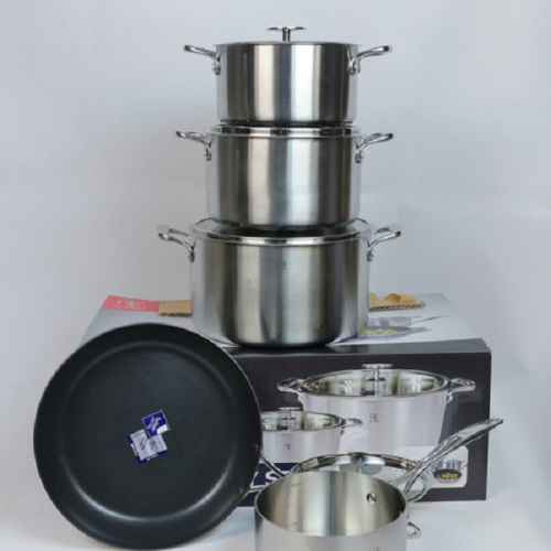 BỘ NỒI CHẢO BEHOME 3 LỚP 5 MÓN
