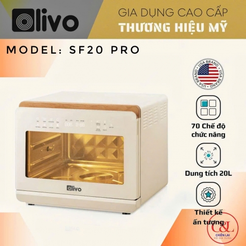 Nồi chiên hấp đa năng 20L Olivo SF20 pro