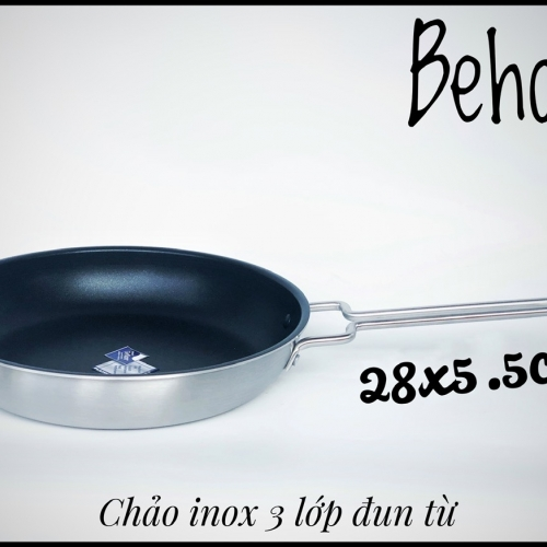 Chảo Behome 1 quai 3 lớp 26x4.5cm
