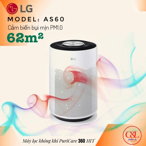 Máy Lọc Không Khí LG PuriCare 360 HIT AS60GHWG0