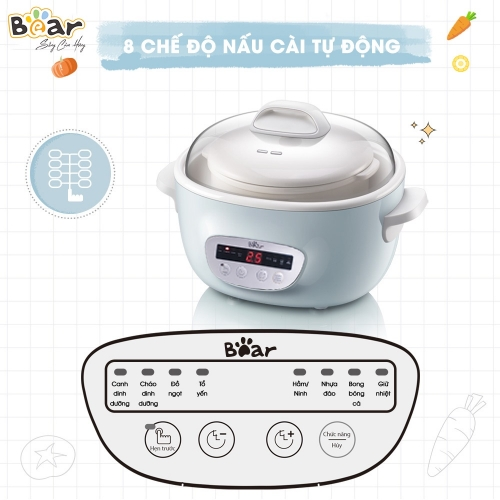 Nồi hầm chậm BEAR 2.5L Sube003