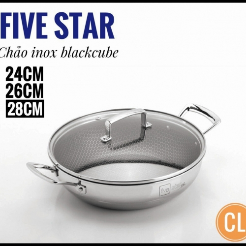 Chảo Fivestar blackcube 2 quai 24cm