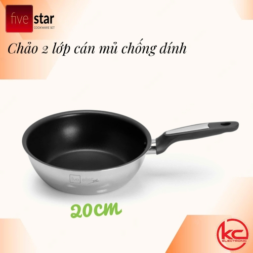 Chảo Fivestar 2 lớp đúc liền khối