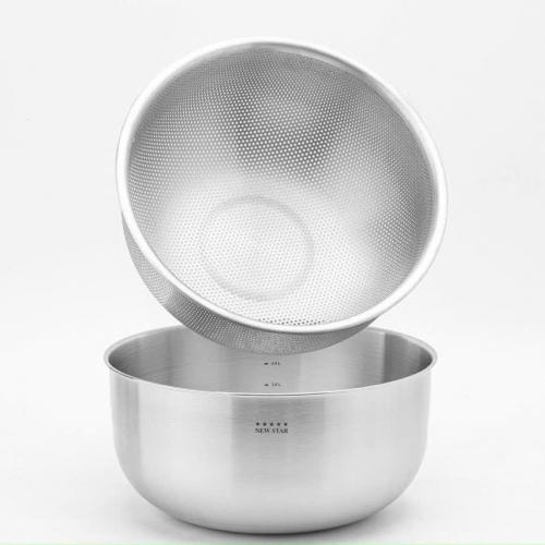 BỘ RỔ INOX 304 CAO CẤP NEWSTAR 27cm