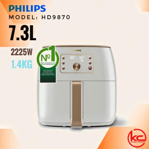 NỒI CHIÊN KHÔNG DẦU PHILIPS 7,3L HD9870/20