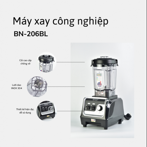Máy Xay Công Nghiệp Bennix BN-206BL