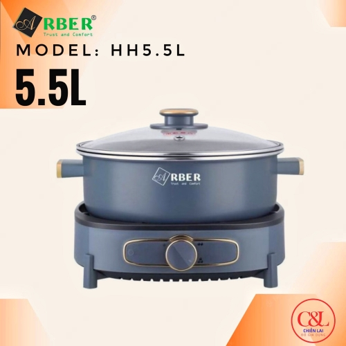 Lẩu điện 5.5L ARBER HH5.5L