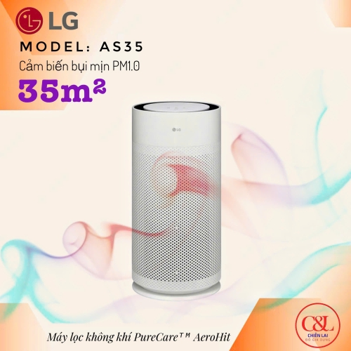 Máy lọc khí LG PuriCare™ AeroHit AS35GGW10