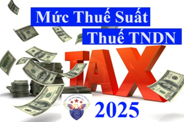 Mức thuế suất thuế thu nhập doanh nghiệp năm 2025